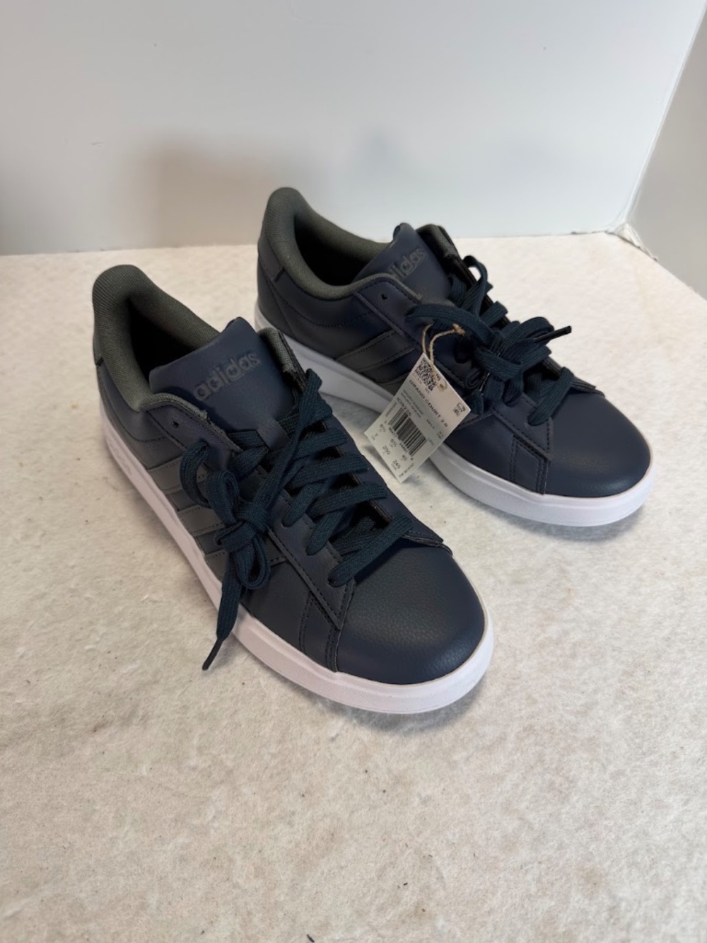 Adidas Grand Court 2.0 Men's Size 7 Navy White Sneakers IG9226 Cloudfoam Comfort